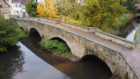 4-feldrige Sandstein Gew&ouml;lbebr&uuml;cke